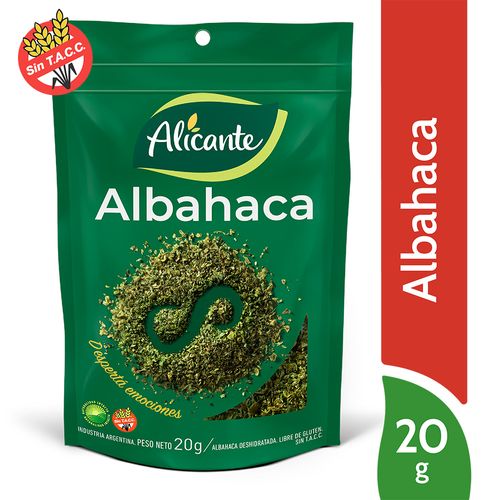 Albahaca Alicante Sin Tacc 20G