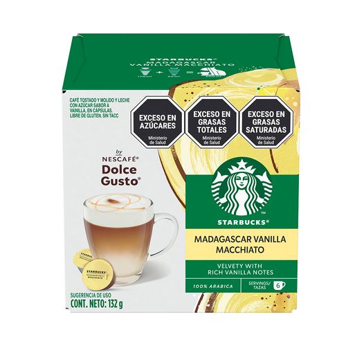 Cápsulas Dolcegusto Vainilla 132g Starbucks