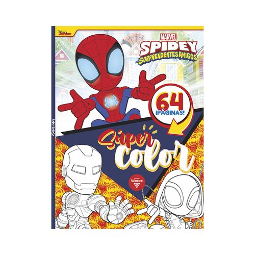 Libro Spidey-mega Colores Vertice