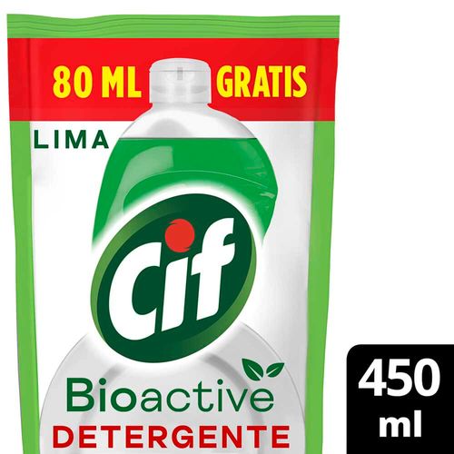 Detergente Cif Bio Active Lima Promo Dp 450ml