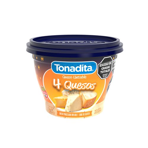 Queso Untable Tonadita 4 Quesos