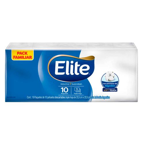 Pañuelos Elite Pocket - 10 U