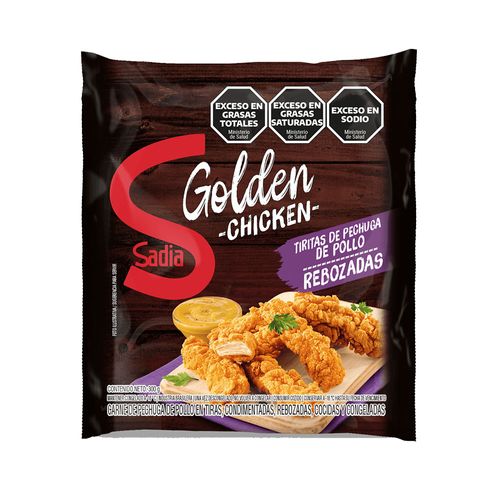 Tiritas De Pollo Golden X 300 Gr Sadia