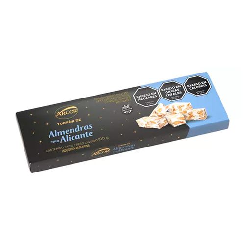 Turron Arcor Almendras Tipo Alicante100g