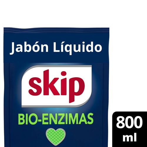 Jabón Líquido Bio-Enzimas Doypack 800 Ml Skip