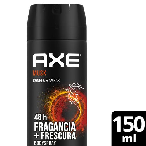 Desodorante para hombre Musk en Aerosol 150 Ml Axe