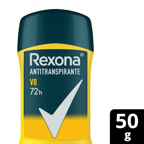 Antitranspirante Desodorante V8 en barra 50 Gr Rexona