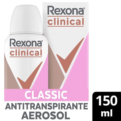 Antitranspirante en aerosol Clinical Classic 150 Ml Rexona