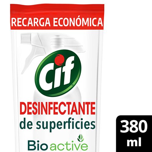 Limpiador Líquido Desinfectante de Superficies Original 380 Ml Cif