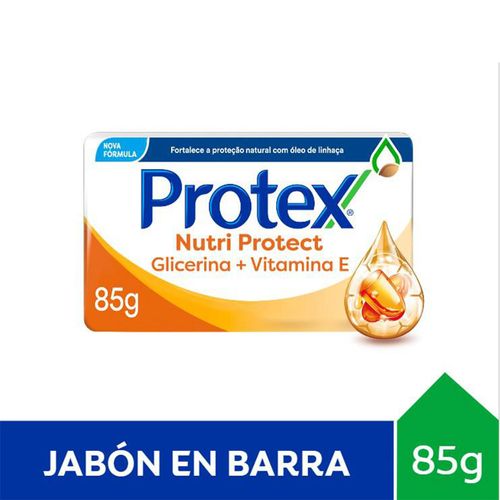 Jabón De Tocador Protex Nutri Protect Vitamina E 85g