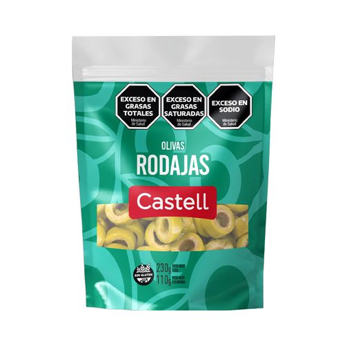 Aceituna Verde Rodajas Castell 110 G