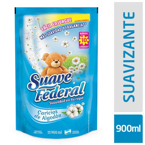 Suavizante Federal Caricias De Algodón 900ml