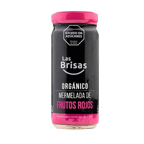 Mermelada Orgánica De Frutos Rojos Las Brisas 260 Gr