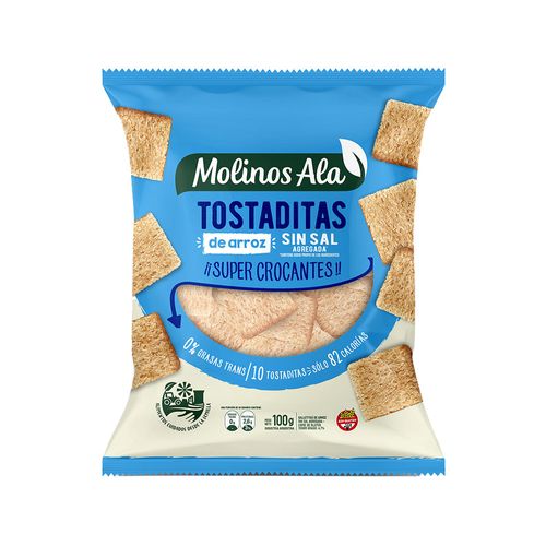 Tostadas Sin Sal X 100 Gr Molinos Ala