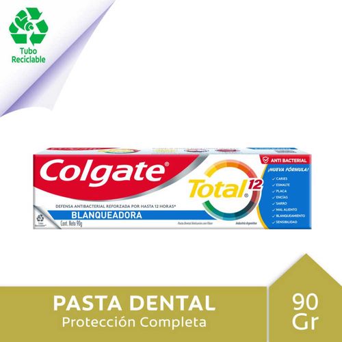 Pasta Dental Colgate Total 12 Blanqueadora 90 Gr