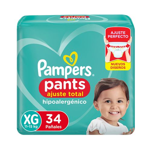 Pañales Pants Confort Sec Xg 34 U Pampers