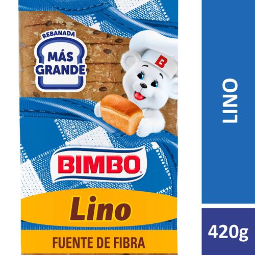 Pan Con Lino Bimbo X 420 Gr