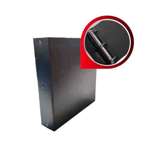 Carpeta Escolar Fibra Negra 3x40 Luma