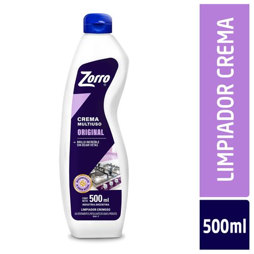 Limpiador Zorro Cremoso Clasico 500ml