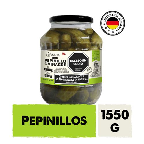 Pepinillos En Vinagre 1550 Gr Cuisine & Co Nbe Mp