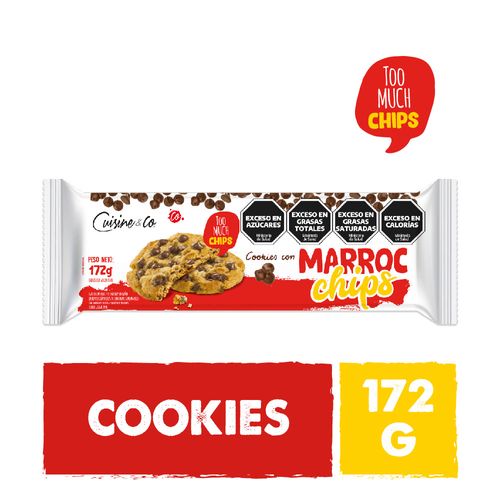 Galletitas Con Marroc Chips 172 Gr Cuisine & Co Nbe Mp
