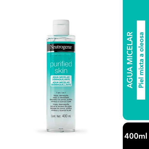 Agua Micelar Purified Skin 7 En 1 X 400 Ml Neutrogena