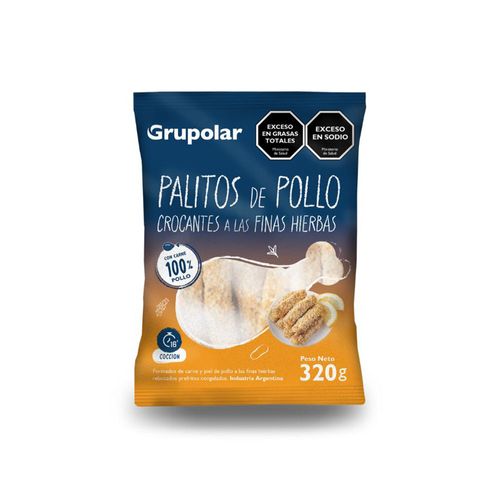 Palitos De Pollo Grupolar Con Finas Hierbas 320 Gr