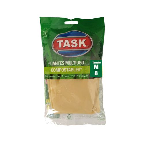 Guantes Task Compostable Mediano X2 Un.
