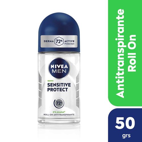 Desodorante Nivea Men Sensitive Protect Roll On 50 Ml