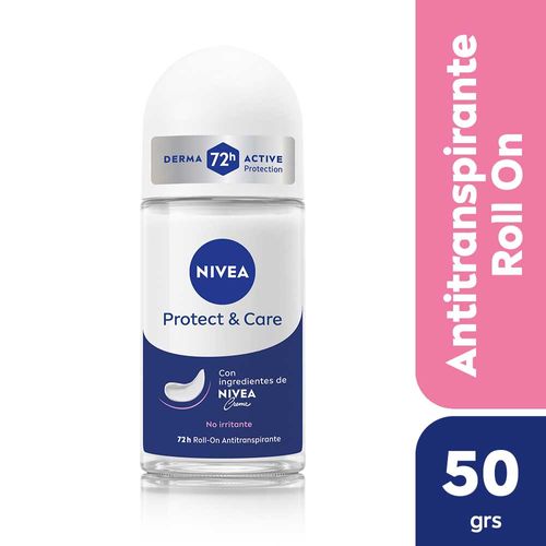 Desodorante Femenino Nivea Protect & Care Roll On 50 Ml