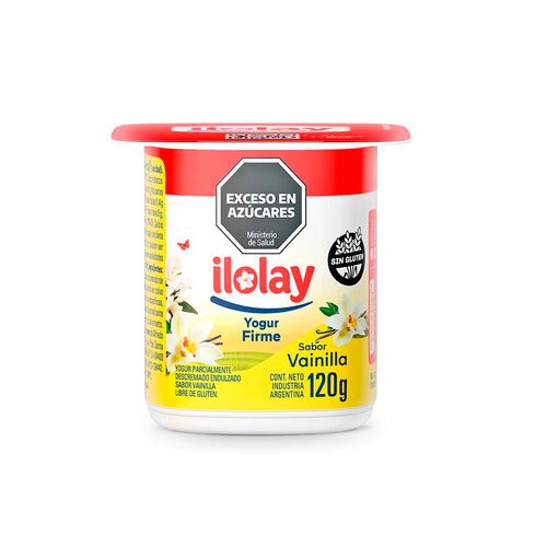 Yogur Firme Vainilla X 120 Gr Ilolay