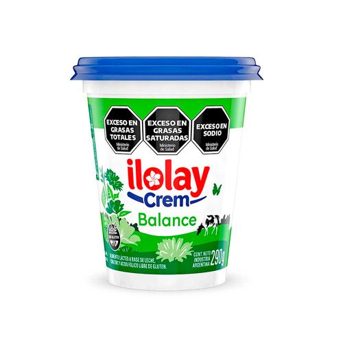 Quesos Crema Crem Balance X 290 Gr Ilolay