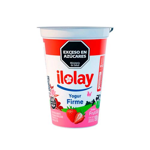 Yogur Firme Frutilla X 190 Gr Ilolay