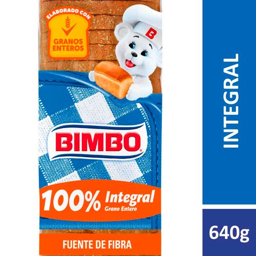 Pan Integral 640 Gr Bimbo
