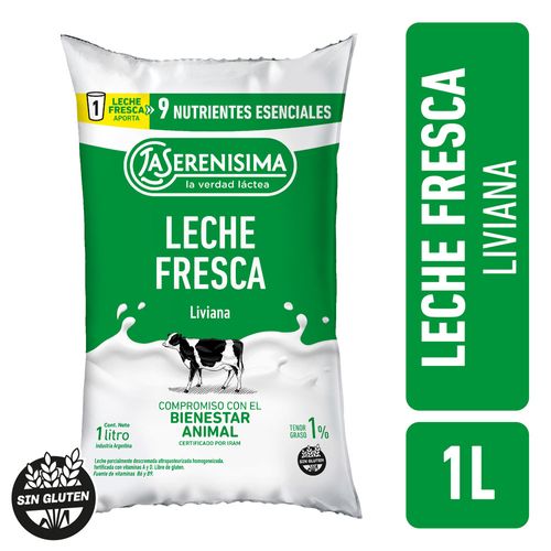 Leche Descremada La Serenísima 1sachet 1lt