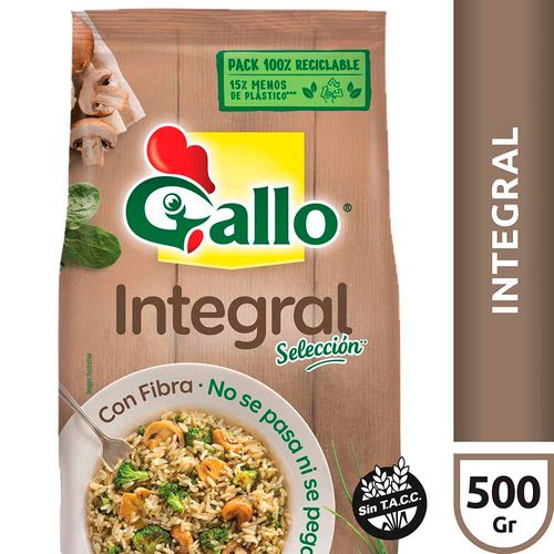 Arroz Gallo Integral Selec X 500 Gr Gallo