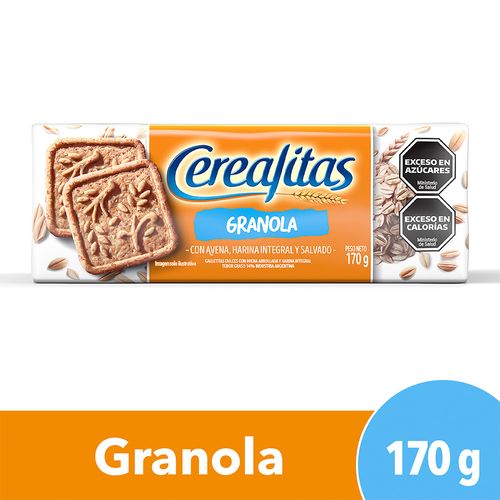 Galletitas Dulces Granola 170 Gr Cerealitas