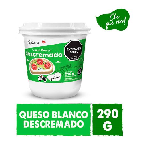 Queso Blanco Descremado Cuisine & Co 290gr