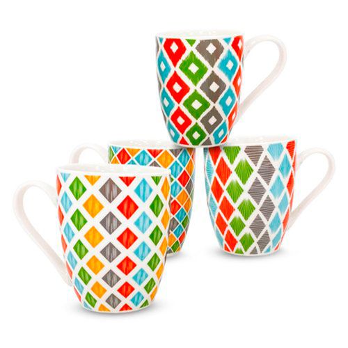 Jarro Mug Rombos Multicolor X 350 Ml