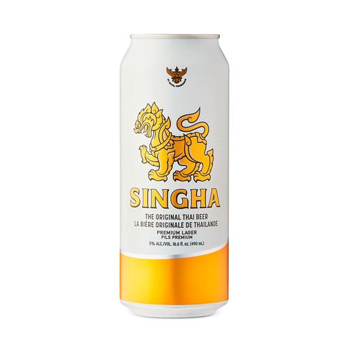 Cerveza Lager Lata X 490 Ml Singha