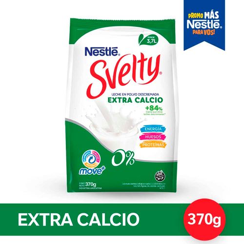 Leche En Polvo Svelty Extra Calcio - 370 Gr