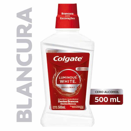 Enjuague Colgate Luminous White 500ml