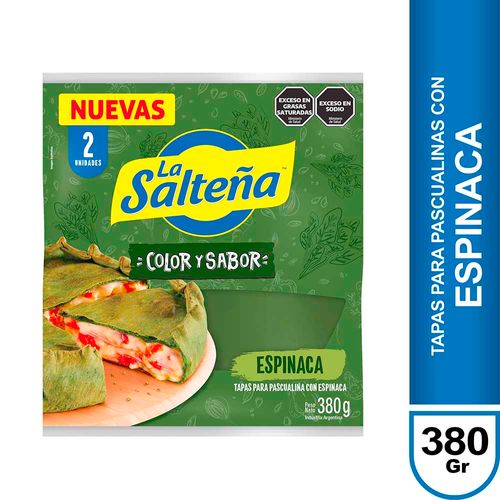 Pascualina Espinaca X 380 Gr La Salteña
