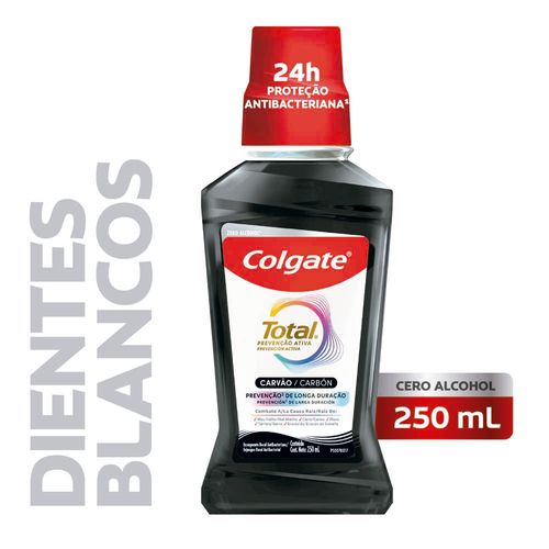 Enjuague Bucal Colgate Total 12 Carbón Activado 250 Ml