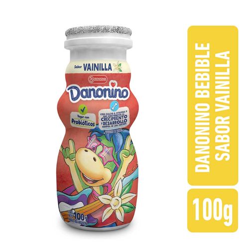 Yogur Bebible Sabor Vainilla 100 Gr Danonino