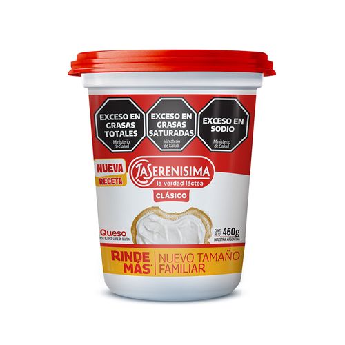 Queso Regular Clásico X 460 Gr La Serenísima
