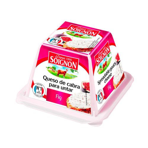 Queso De Cabra Untable Con Higo Pirámide 150 G Soignon