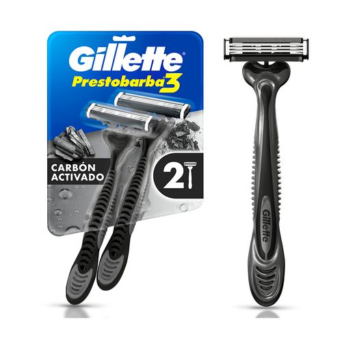 Repuesto Maquina Afeitar Charcoal 2 Un Gilette Prestobarba