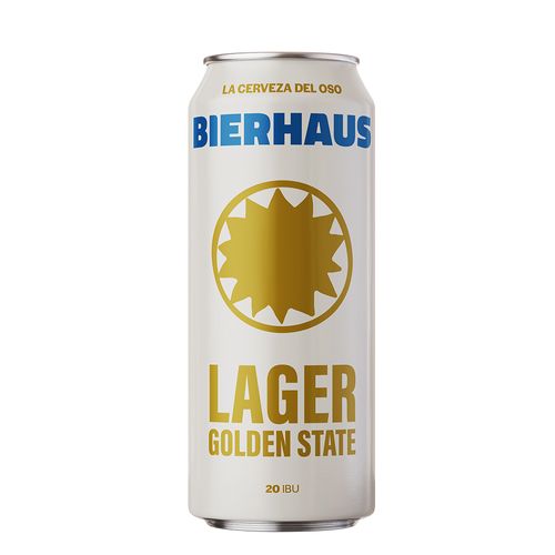 Cerveza Golden State Lager 473cc Bierhaus