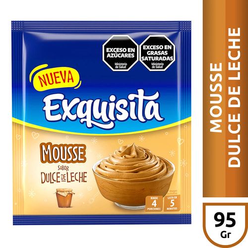 Mousse Dulce De Leche Exquisita X 95 Gr